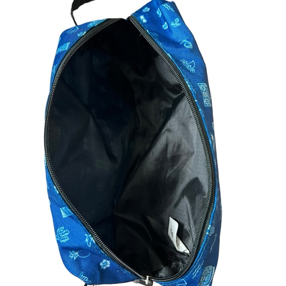 Yoobi Pencil Case Zipper Pouch Blue With Designs - Picture 4 of 4